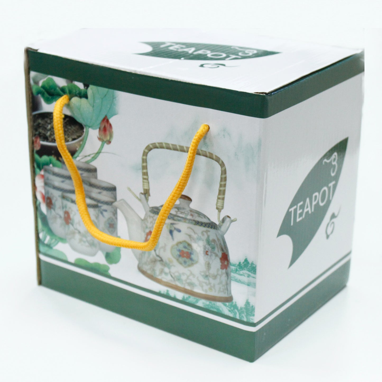 Butterfly Teapot Gift Set – 1 Teapot + 6 Matching Cups