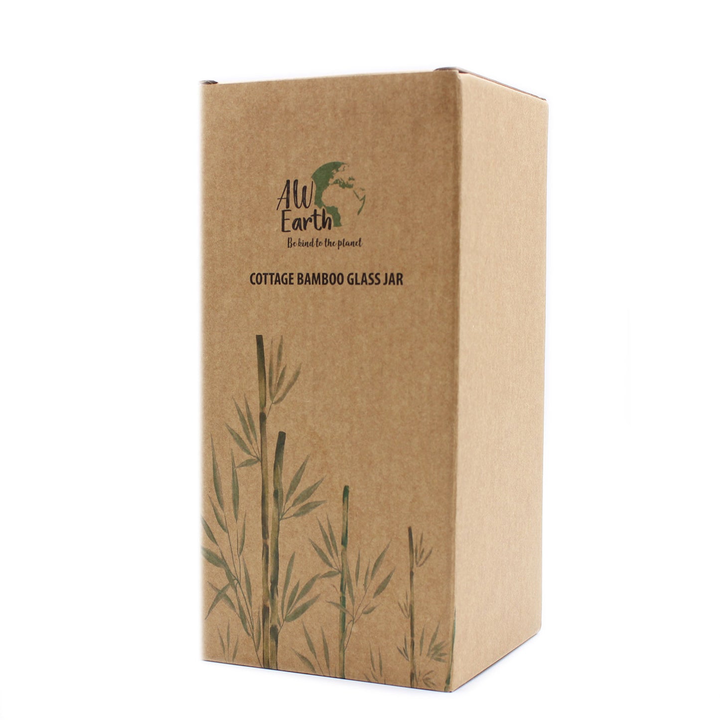 Cottage Bamboo Glass Jar – 20cm (1200ml)
