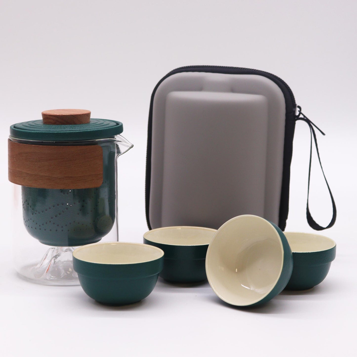 Travel Mountain Teapot Set – Four Friends (Travel Pack)