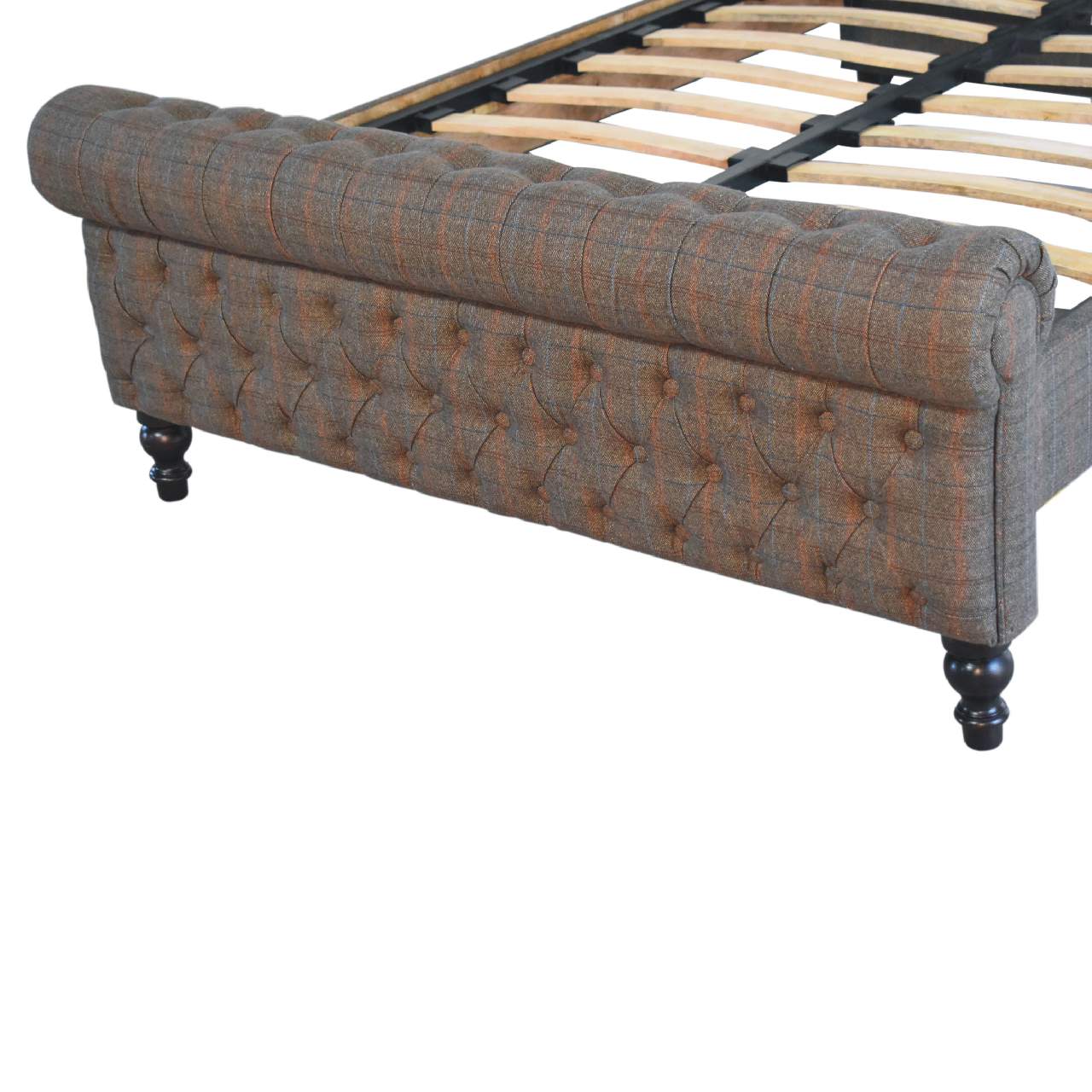 Multi Tweed Roll-top Bed
