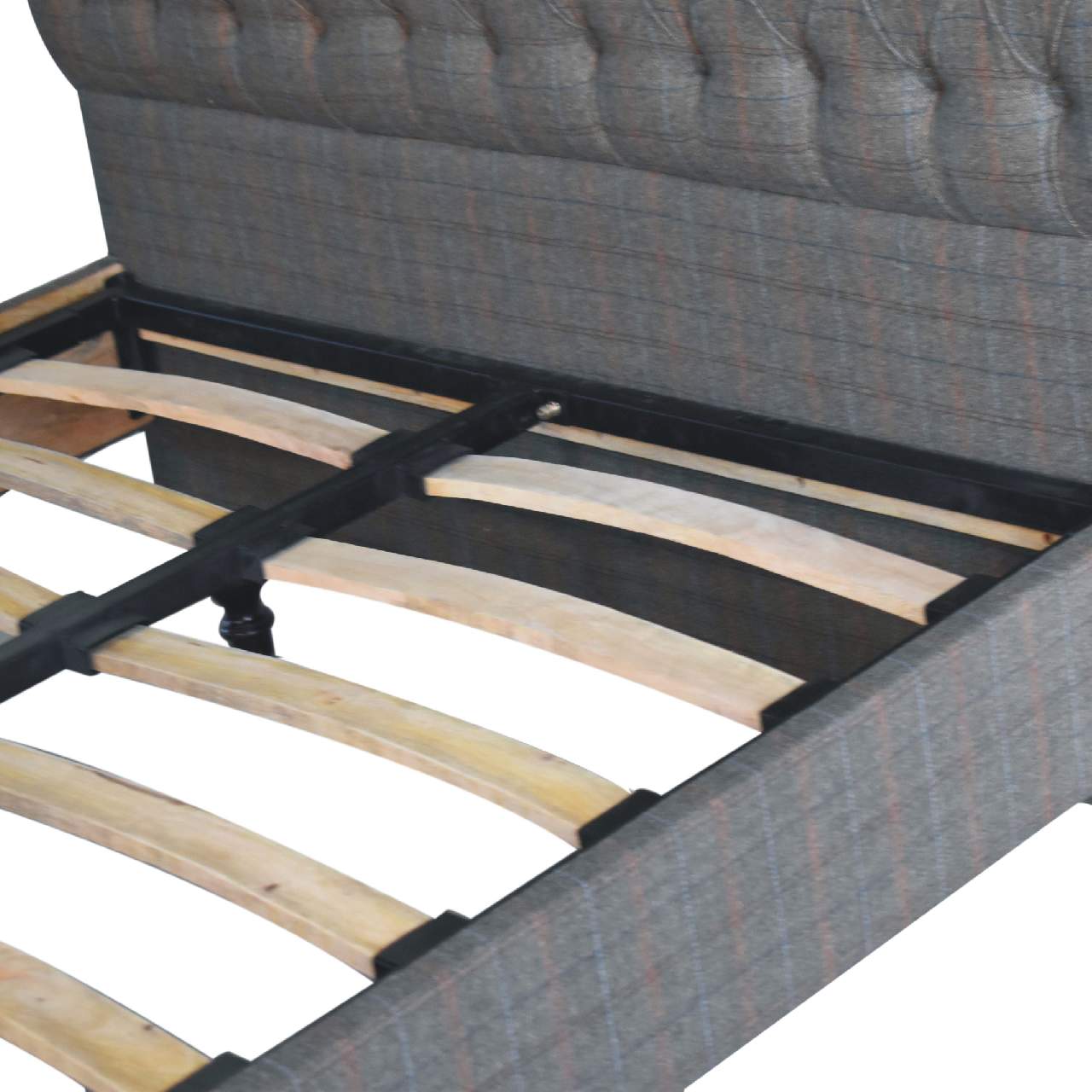 Multi Tweed Roll-top Bed