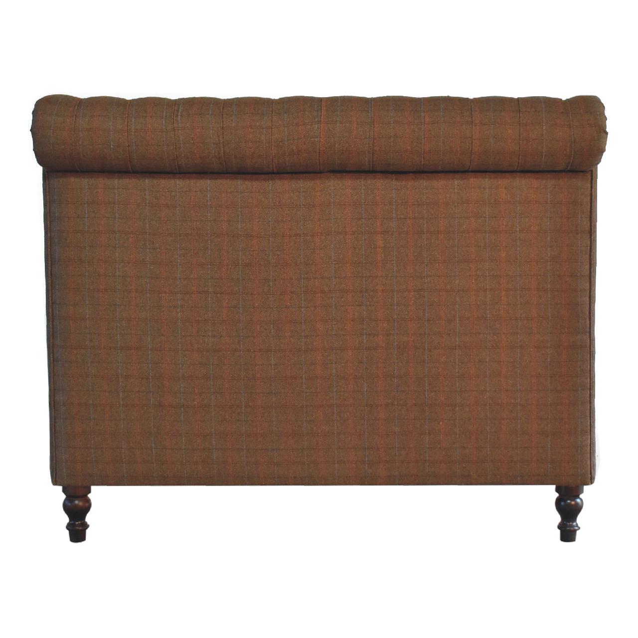 Multi Tweed Roll-top Bed