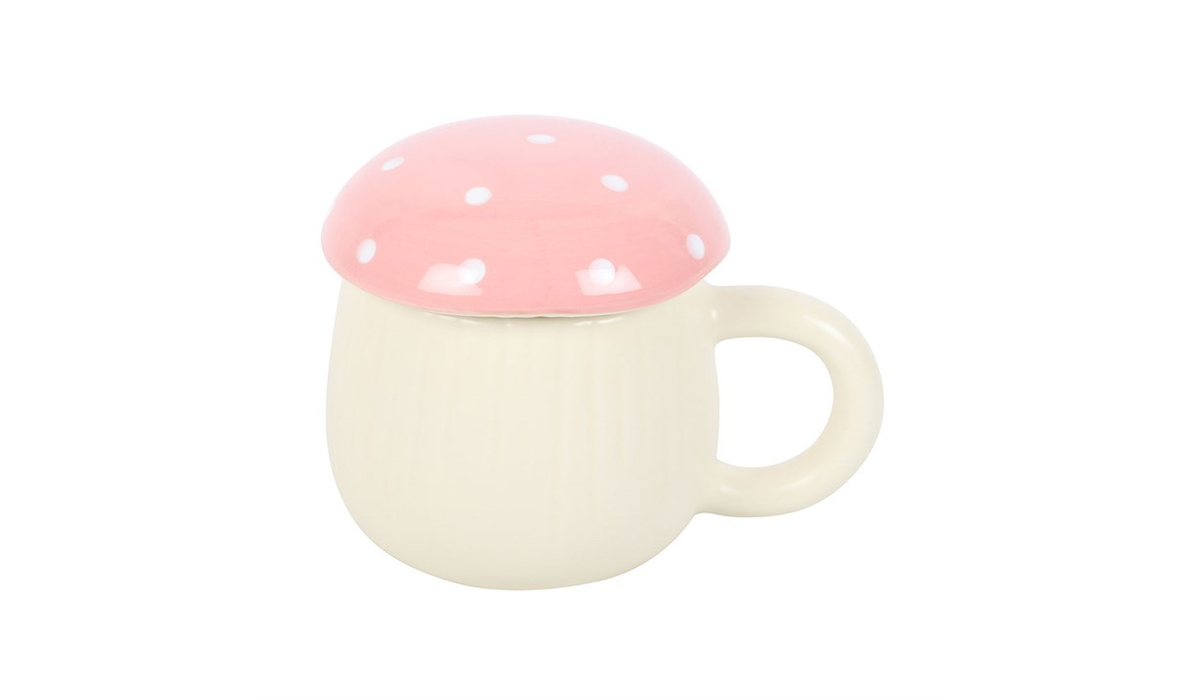 Pink Mushroom Mug