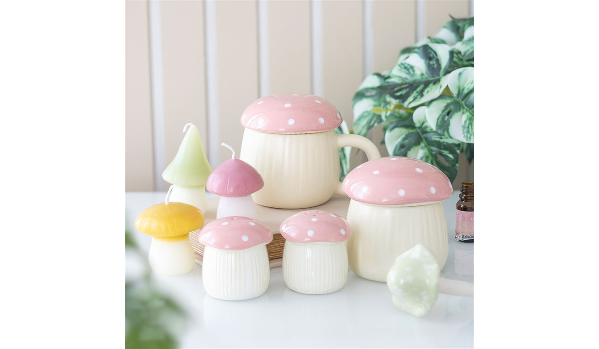 Pink Mushroom Mug
