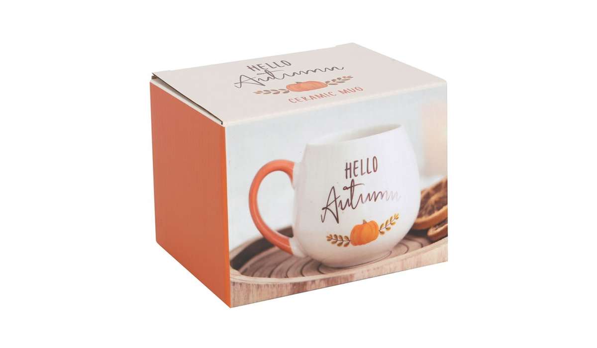 Hello Autumn Rounded Mug