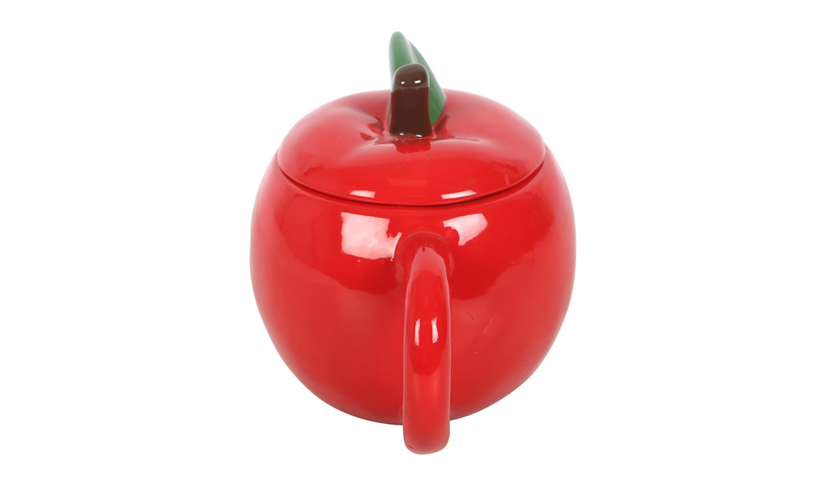 Apple Shaped Lidded Mug