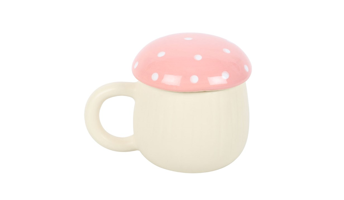 Pink Mushroom Mug