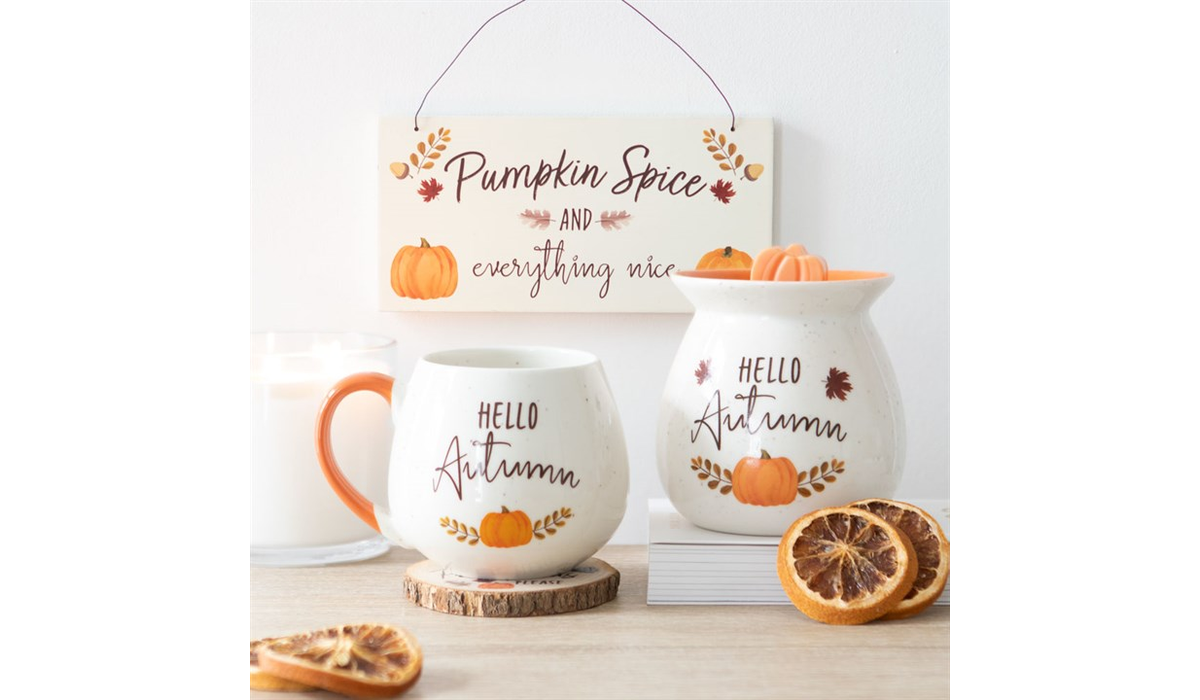 Hello Autumn Rounded Mug